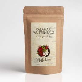 Pfefferbraut Kalahari Desert Salt 400 g in Aroma Bag Sun-Dried and Natural