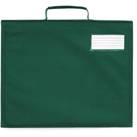Quadra Classic Book Bag - 5 Litres (One Size) (Bottle Green)