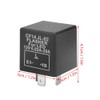 LED Flasher Relay, 3 Pin 12V LED Electronic Flasher Unit