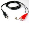 AV Link 3.5mm Stereo Jack - 2x Male RCA Phono