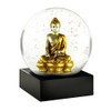 CoolSnowGlobes Gold Buddha Cool Snow Globe