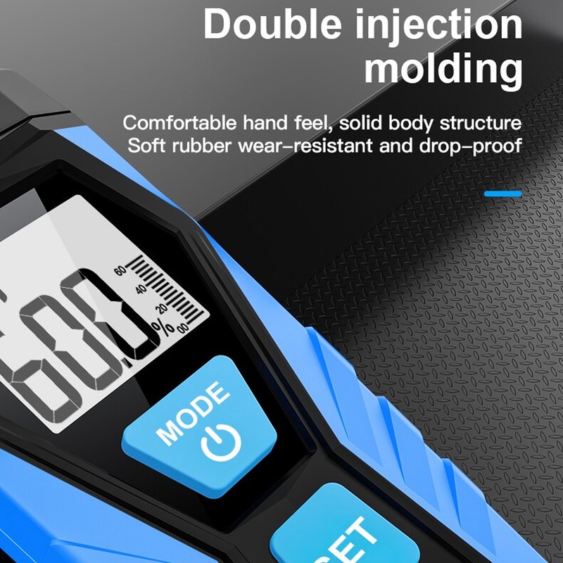 Handheld Moisture Meter LCD Display Digital Moisture Tester for Wood