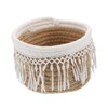 Alipis 1pc Multi-functional Cotton Thread Storage Basket Bohemian Style Organizer
