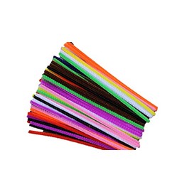 Kids B Crafty Pipe Cleaners For Craft - 100 Assorted 15cm x 4mm, Multi Colour Pipe Cleaners, Arts & Craft, Crafting, Pipecleaners, Green, Red, White, Brown, Orange, Yellow, Blue, Purple, Pink, Black