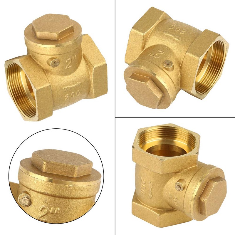 2 Inch Check Valve DN50 Female Thread Brass Check Valve