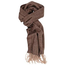 Runtlly Men's Winter Scarf Soft Classic Cashmere Feel Scarves Unisex 8-9 Camel