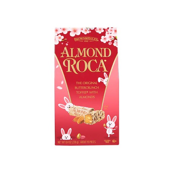 Almond ROCA Caja de conejo de 8.4 onzas