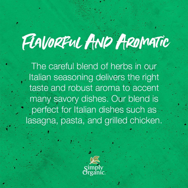 Simply Organic Italian Seasoning, Certified Organic | 0.14 oz