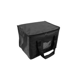 Food Delivery Bag, Insulated Pizza Food Delivery Bag Large Thermal Bags Food Warmer Transport Picnic Bags Reusable Grocery Bag for Cold & Hot Food, Pizza, Restaurant, Home Delivery(size:50L, Black)