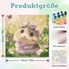 Xobers art Paint by Numbers Children's Hamster with Frame, Animals
