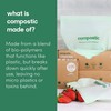 Compostic Home Compostable Resealable Gallon Bags, Microwave & Freezer Safe,