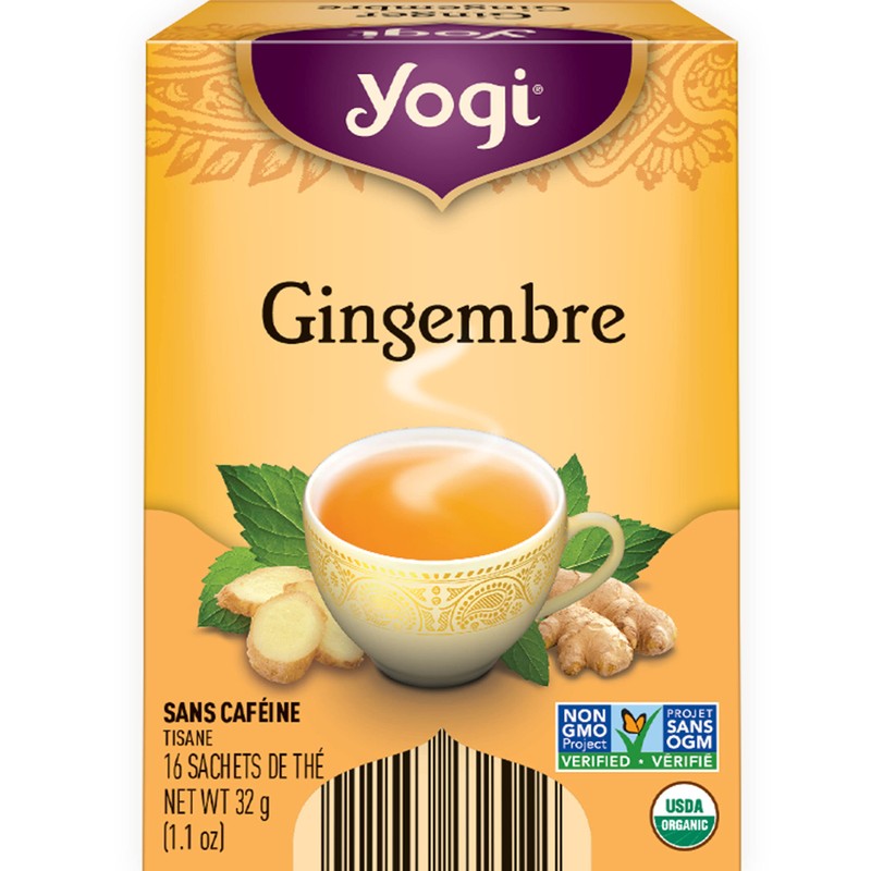 Yogi Tea - Ginger Tea (6 Pack) - Caffeine Free