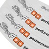 Stage6 Wheel Rim Sticker 10 Inch White