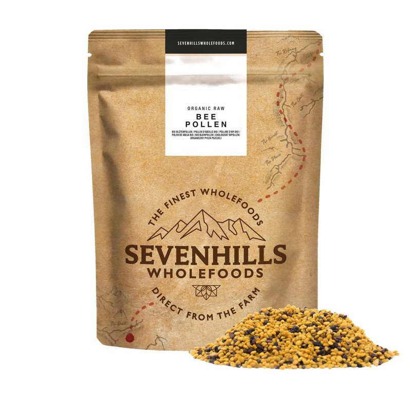 Sevenhills Wholefoods Organic Bee Pollen Granules, Spanish, Raw, Ethically Harvested