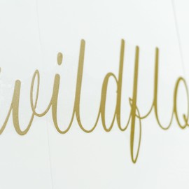 A Little Wildflower is on The Way Baby Shower Party Decal Sign - Flower Baby Shower Decoration,Floral Theme Gender Reveal Girl or Boy Baby Shower Decal Sign (wildflower decal)