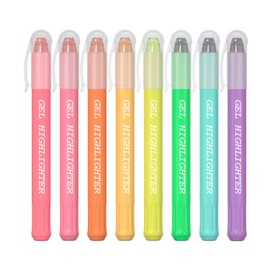 feela feela Bibel Textmarker Set, Bibel Marker Stifte in 8 Farben, ungiftige und hochwertige Gel Highlighter Pen, Bibelmarker perfekt zum Hervorheben von Tagebuch, Bibel oder Notizbuch in Schule, Büro