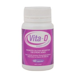 Vita-D Vitamin D3 Supplement 60 Capsules