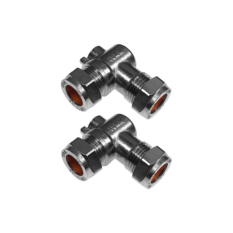SK INFINITY | 15mm Angle Isolation Ball o fix Valves