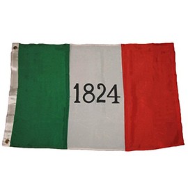 2X3 Texas Alamo 1824 Super Polyester Nylon Flag 2X3 ft (60 X 90 CM) House Banner Grommets Double Stitched Fade Resistant Premium Quality