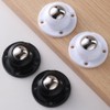 Deear Self Adhesive Caster Wheels for Furniture,Storage Box,Trash Can,PC Stainless