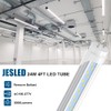 JESLED T8 LED 4FT Type A+B Light Bulbs, 24W(65W Equivalent),
