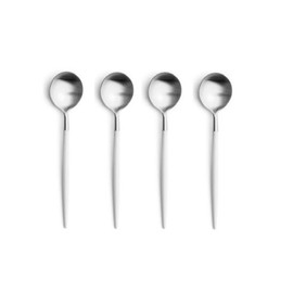 Cutipol Goa White Coffee / 4 Teaspoons / 큐티폴 고아 화이트 커피티스푼 4P