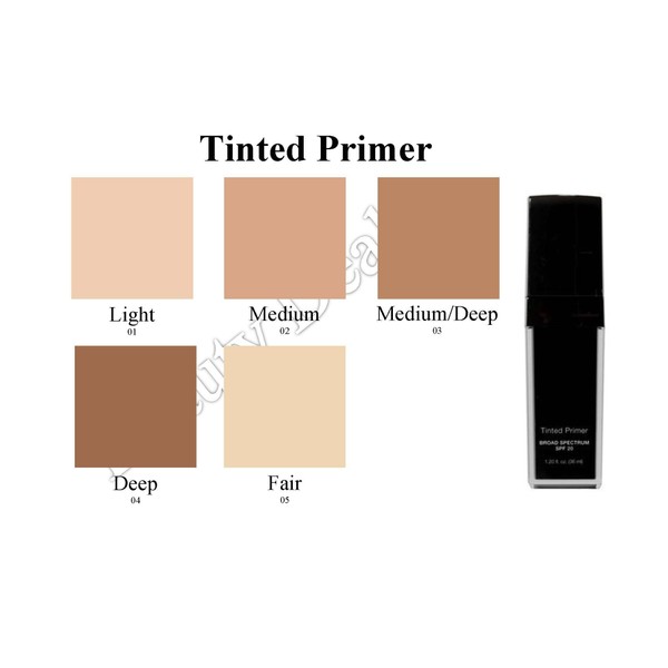 Beauty Deals Tinted Face Primer Broad Spectrum SPF 20 Hydrates Smooths and Protects Skin (Medium)