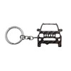 BlackStuff Carbon Fibre Keyring Compatible with Jimny 2012-2018 BS-950, black