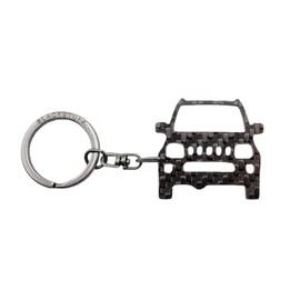 BlackStuff Carbon Fibre Keyring Compatible with Jimny 2012-2018 BS-950, black