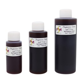 Fragrances, Scents and More Red Egyptian Musk Perfume/Body Oil (7 Sizes) - (1 Bottle 1/3oz Roll On (10ml))