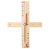 Sauna Hourglass Sand Timer 20 Minute: Rotating Wood Orange Clock,Sand