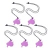 5Pcs Chew Necklace Food Grade Silicone Chewing Pendant for Toddlers