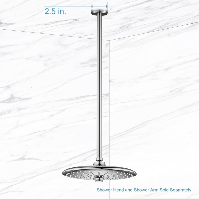 OFFO Shower Arm with Flange, 24 Inches Ceiling Mount Replacement