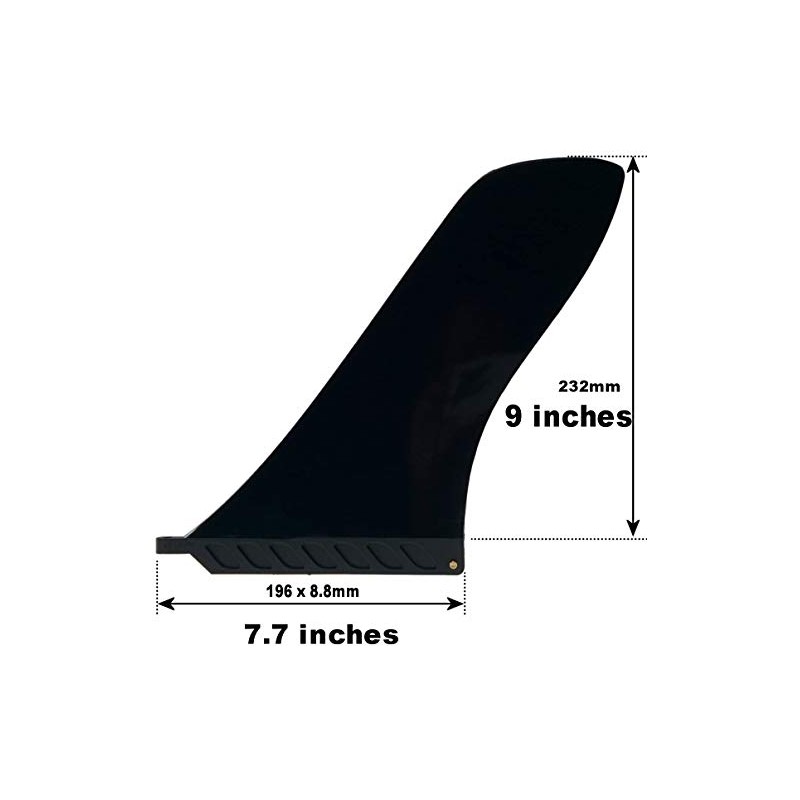 9" Center Fin (Hard) Hard Fin for Longboard SUP airSUP