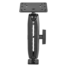iBOLT 38mm / 1.5 inch Metal Rectangular AMPS Pattern to VESA 75 x 75 / VESA 100 x 100 Dual Ball Mount for Monitors, displays, or tvís- Featuring a 8.5-inch Aluminum 38mm Bizmount Arm
