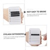 Baluue 4pcs Professional Eyelash Holder Acrylic Lash Extension Pallet for