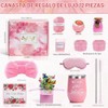 Regalos de Cumpleaños para Mujeres, 12pcs Canasta de Spa Relajante