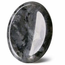 GUJOXILA Labradorite Worry Stones Crystals Stones Thumb Gemstones Healing Stones Crystal Worry Stone Polished Oval Palm Stone Spiritual Meditation Stress Relief