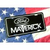 Black Ford MAVERICK tag license plate 1970 1971 1972 1973