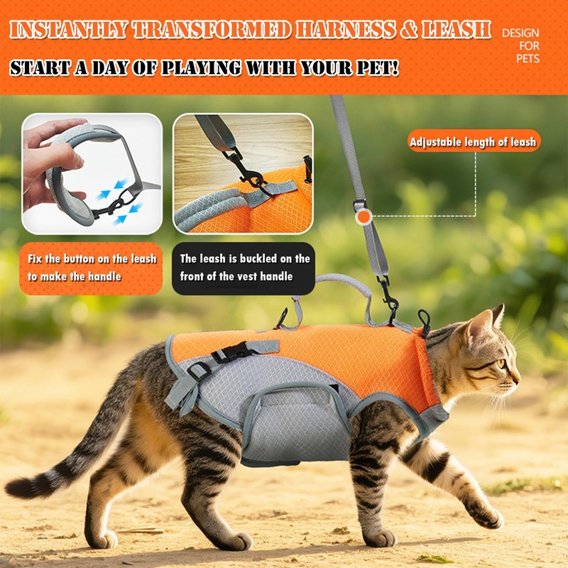 BAMY 2 in 1 Cat Shoulder Carrier, Outdoor Small Dog