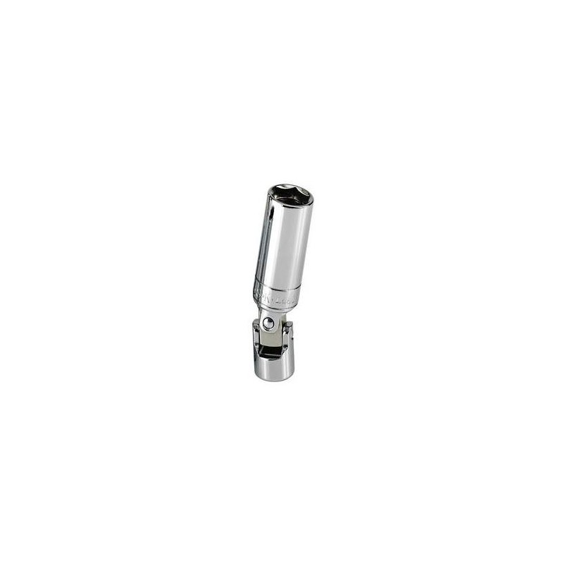 Flex Spark Plug Socket, 3/8"Dr, 13/16", 6pt