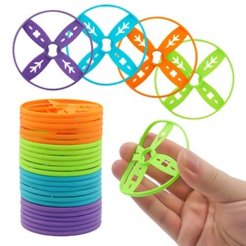 Outside Toys for Kids Ages 4-8, 28 Pack Flying Discs Supplement Set - Compatible with Most Handheld and Foot-Powered Flying Disc Toys, Includes 4 Vibrant Colors, Must-Have for Flying Disc Enthusiasts