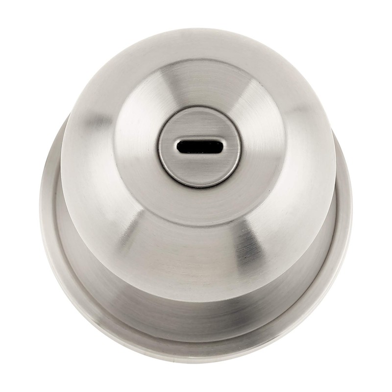 Excel Architectural Privacy Bala Knobset with Adjustable Latch, Satinless, Satin