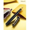 Pelikan Classic 200 Fountain Pen, Black, Nib M (Medium), High-Quality