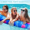Inflatable Swimming Pool Noodle, 2 Pack Soft Fabric Quick Drying