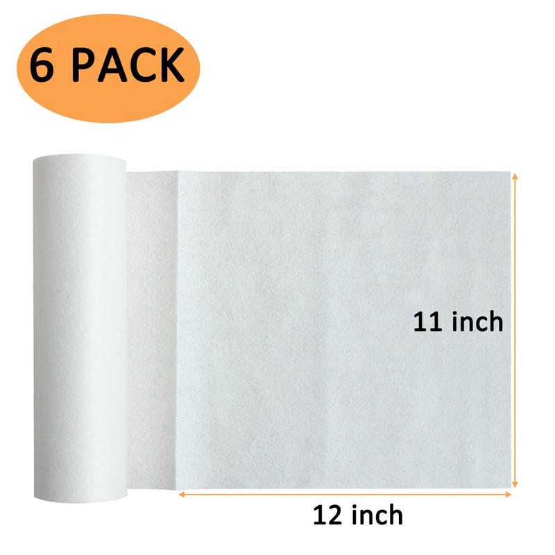 Belinlen Bamboo Paper Towels Replacement Set of 6 Rolls 120