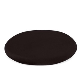 Vokcphay Soft Memory Foam Round Chair Pad, Anti-Slip Chair Stool Cushion Detachable Chair Seat Cushion with Removable Cover, Black, 11 Inch, Perfect for 12 inch Stools/Chairs