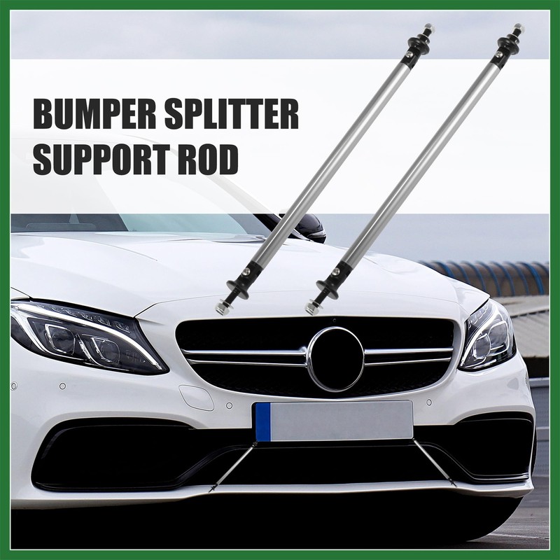 Motoforti 2pcs 200mm 7.87" Adjust Car Bumper Splitter Support Rod
