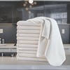 POLYTE Premium Microfiber Kitchen Dish Hand Towel Waffle Weave 12