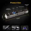 NICRON B74U Blacklight Torch 395nm UV Ultraviolet 90 Degree Adjustable-Head,